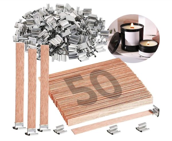 Mechas de madera con soporte